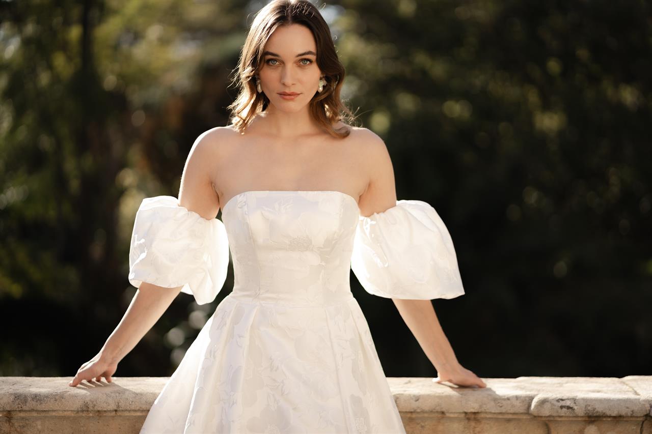 The Power of Love in Jacquard Fabric by Marylise Bridal